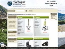 Tablet Screenshot of espacemontagne.com